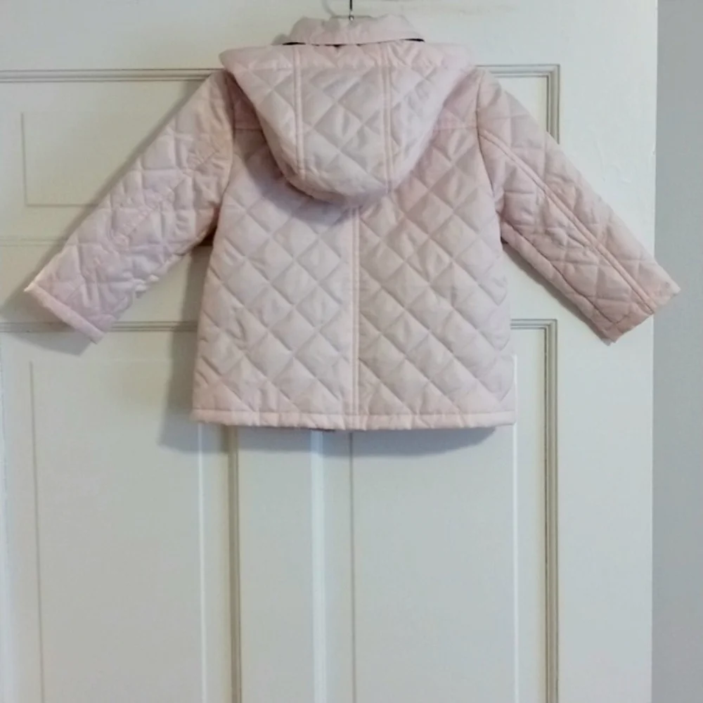 ❄️Burberry❄️ - Ice Pink Quilted Jacket w/Hood